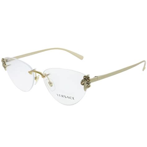 versace rimless eyeglasses|versace frames for prescription glasses.